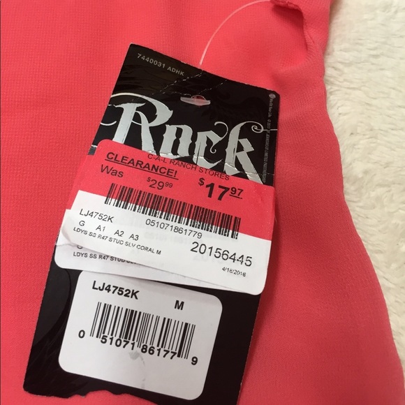 NWT Rock 47 by Wrangler top - Picture 3 of 4